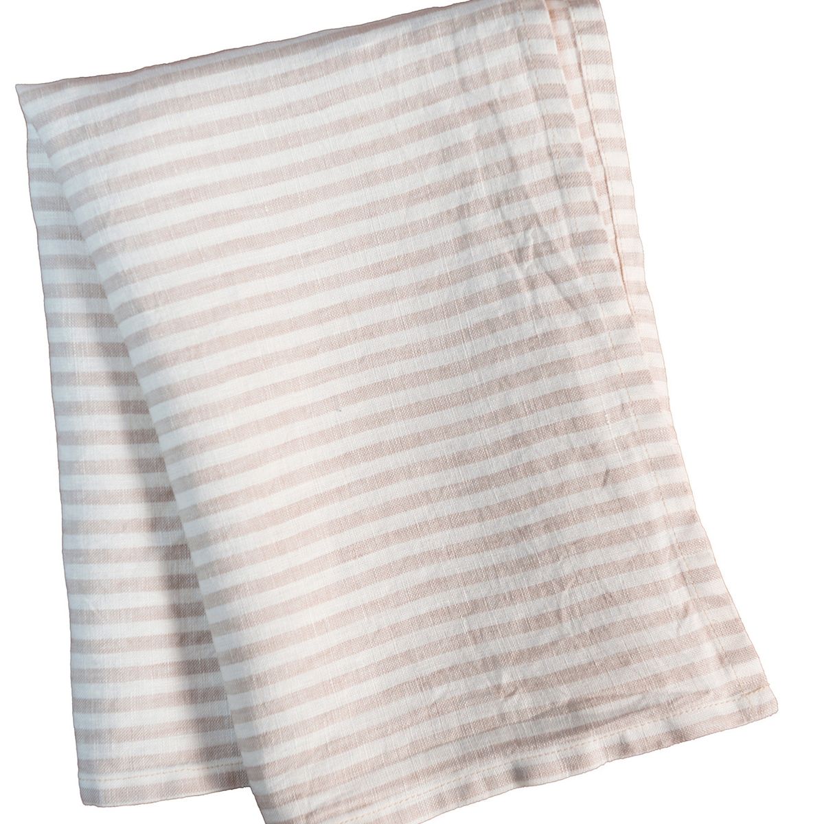 PUROLINO - Paño De Cocina de Lino Natural a Rayas