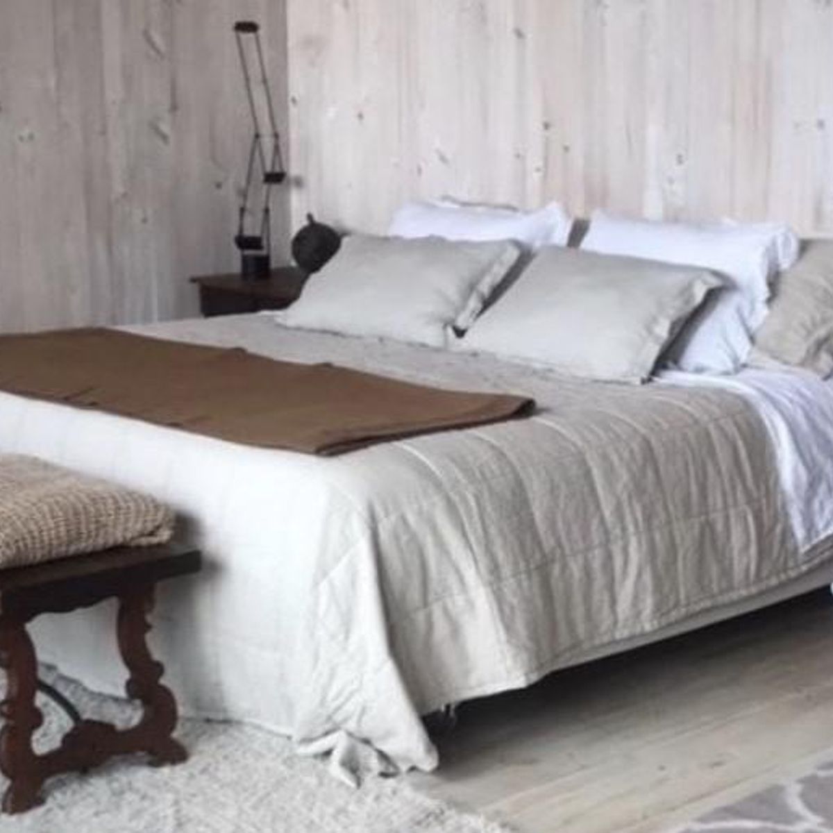 PUROLINO - Cubrecama King Natural