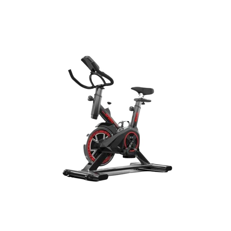 GENERICO - Bicicleta Estática Spinning 8kg Correa Pantalla Ajustable