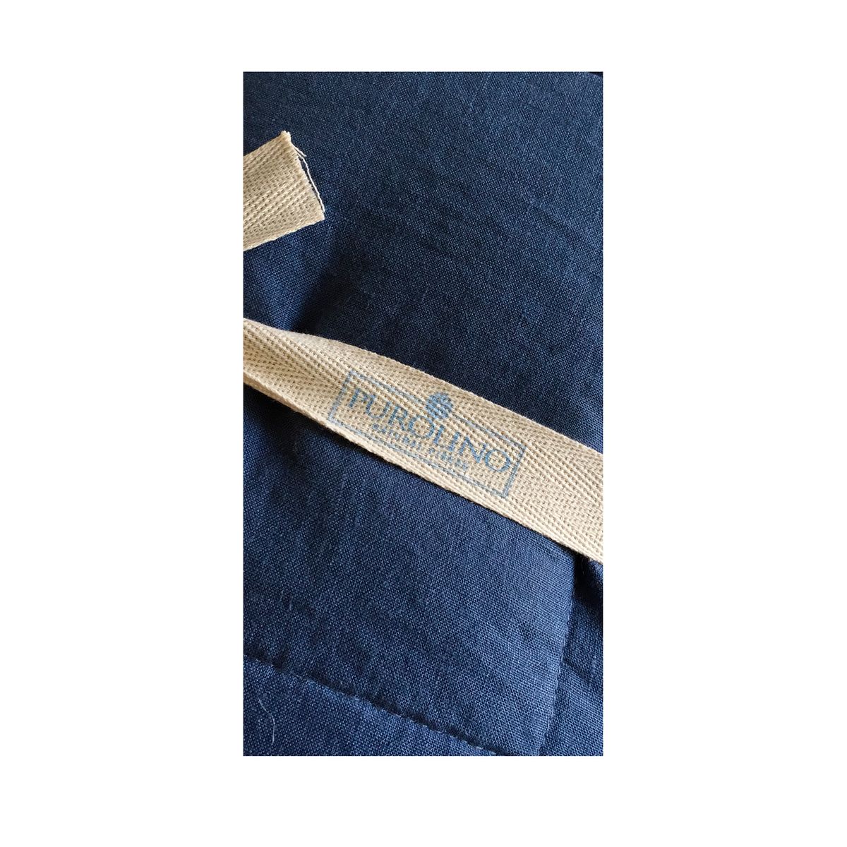 PUROLINO - Cubrecama King Azul Marino