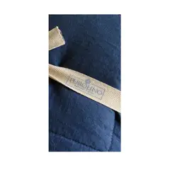 PUROLINO - Cubrecama King Azul Marino
