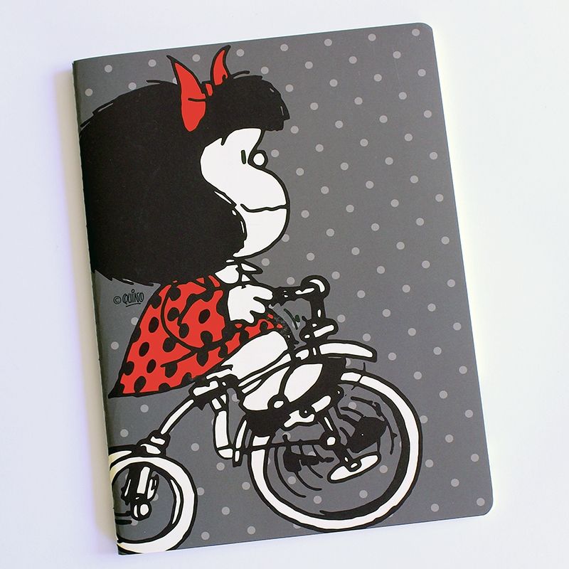 GENERICO - Libreta-Tapa-Blanda-Mafalda-Mediana-Gris