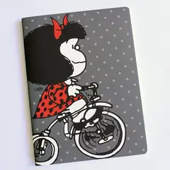 GENERICO - Libreta-Tapa-Blanda-Mafalda-Mediana-Gris