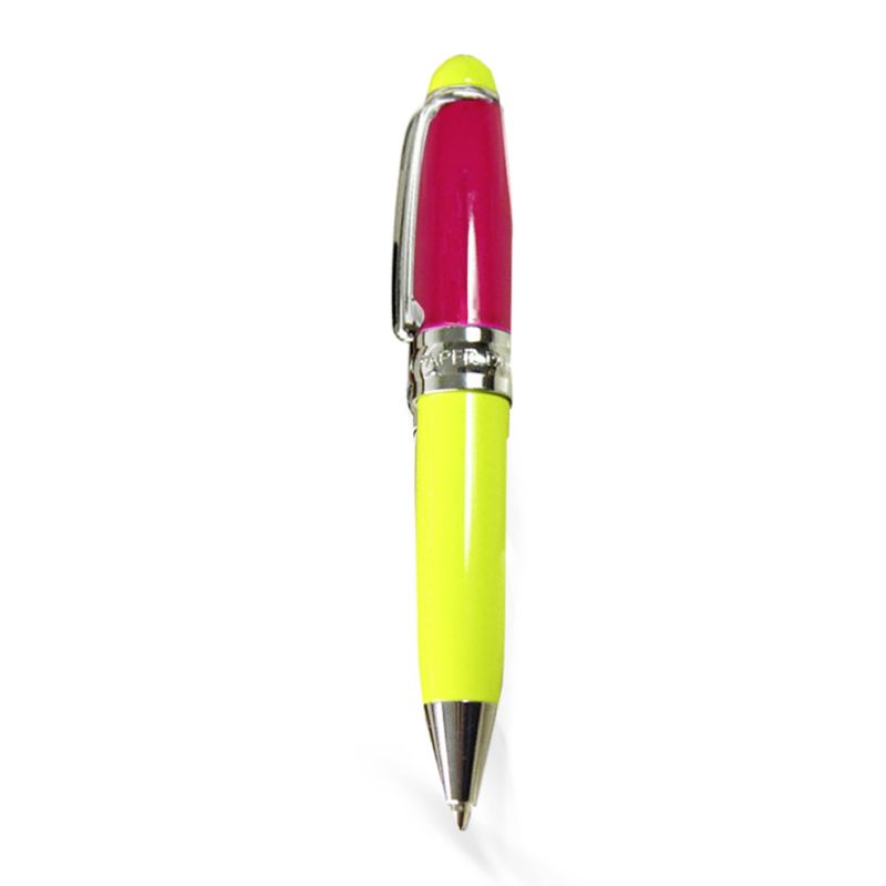 GENERICO - Mini Bolígrafo bicolor Fucsia y Verde