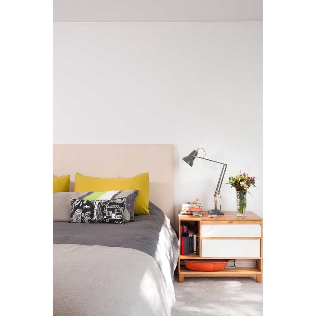 PUROLINO - Cubreplumón 2 Plazas Gris