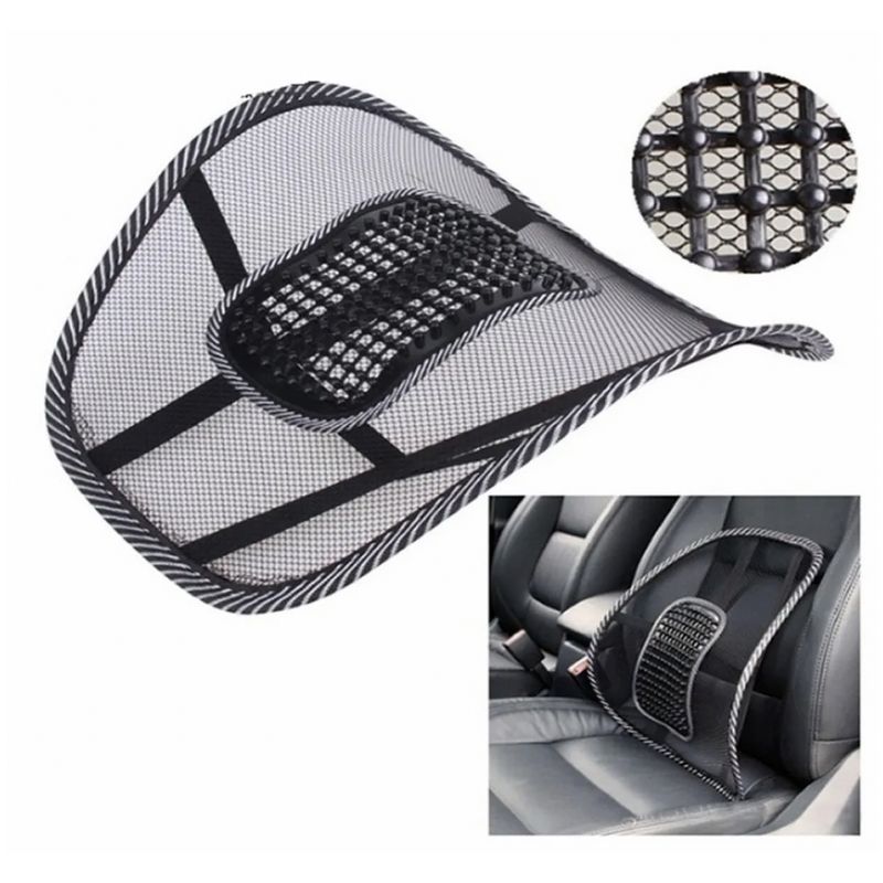 FELIZ - Respaldo Lumbar Soporte Ergonómico Auto Sillas Casa Oficina