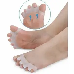 FELIZ - Separador de Dedos Pie Silicona  Protector Dedos Hallux Valgus
