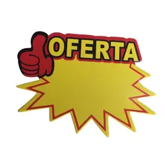 GENERICO - 30 Etiquetas Oferta De Cartón Para Poner Precios