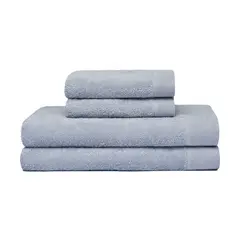HOHOS CASA - Set 2 toallas mano y 2 toallones baño Elegance, 100% algo, 550 gr