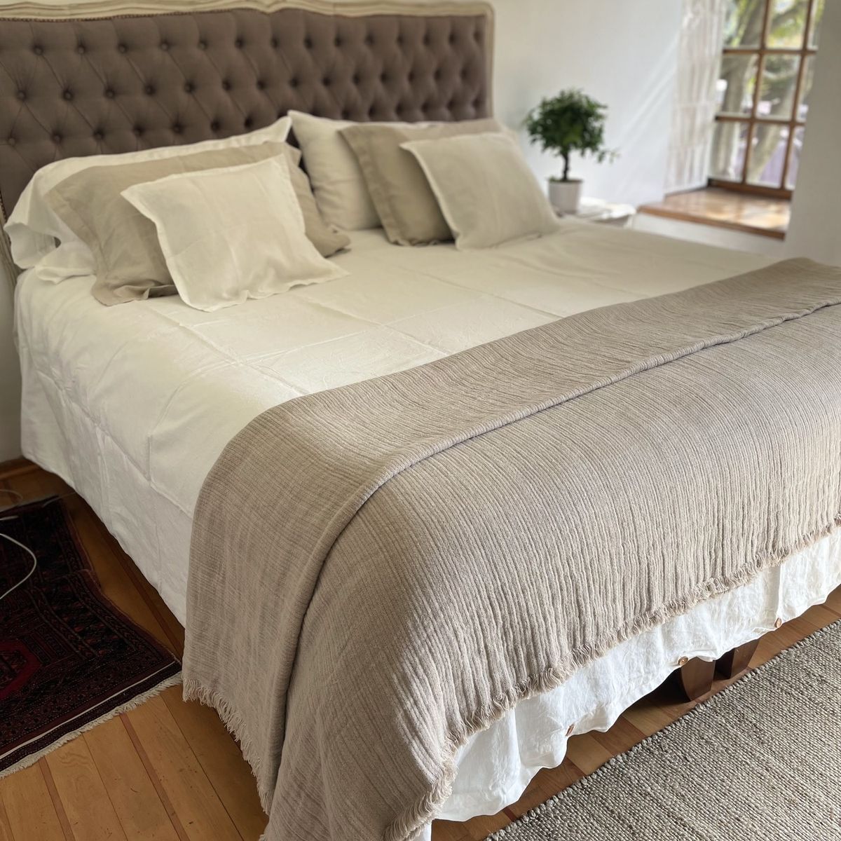 PUROLINO - Cubreplumón King Blanco