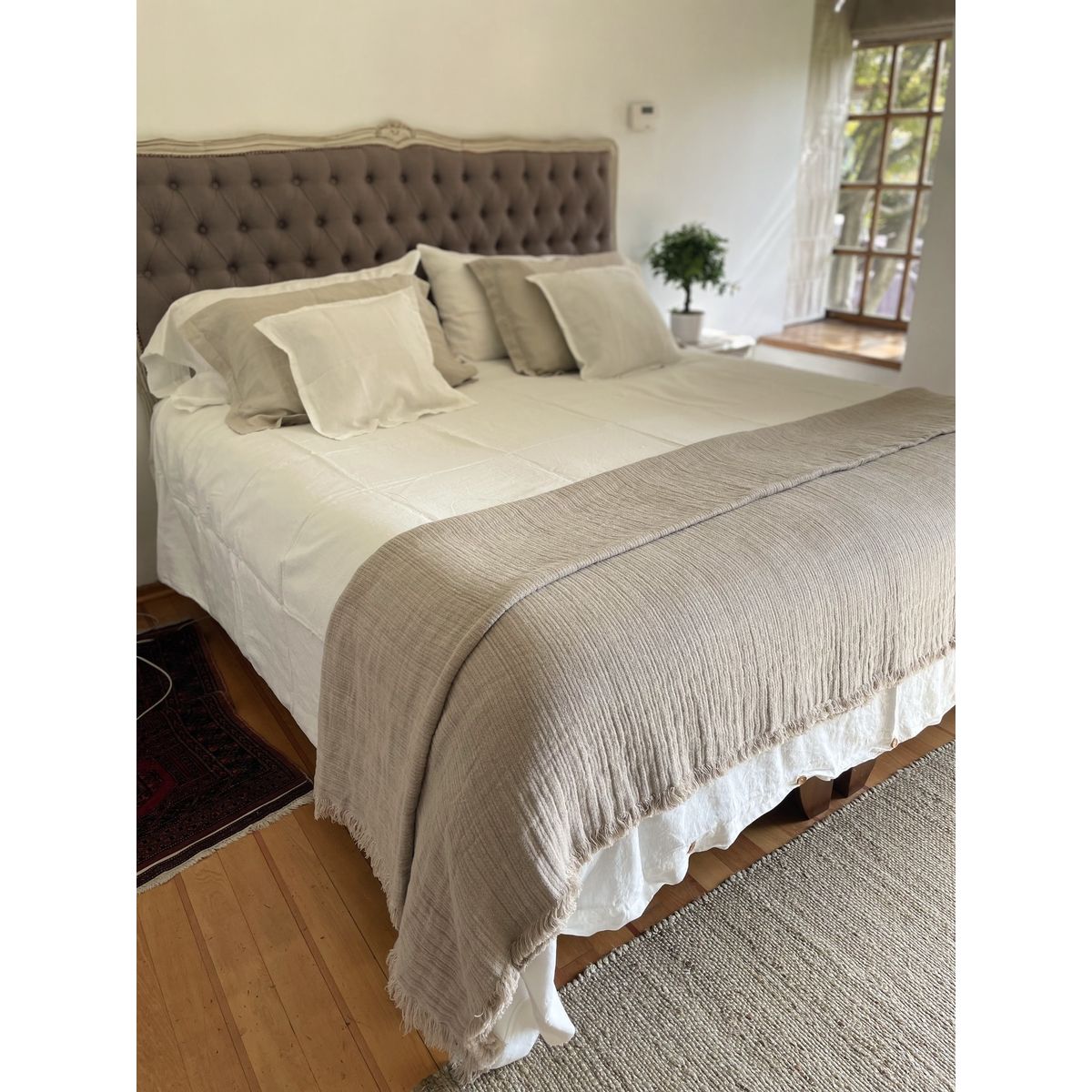 PUROLINO - Cubreplumón King Blanco