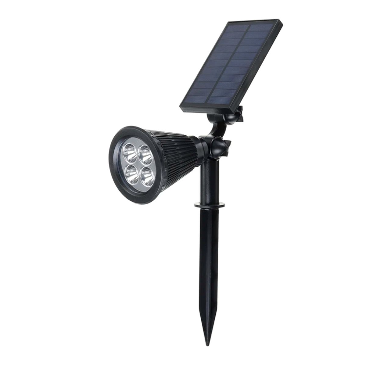 GENERICO - Foco Solar Farol Led con Panel Tipo Estaca y Pared