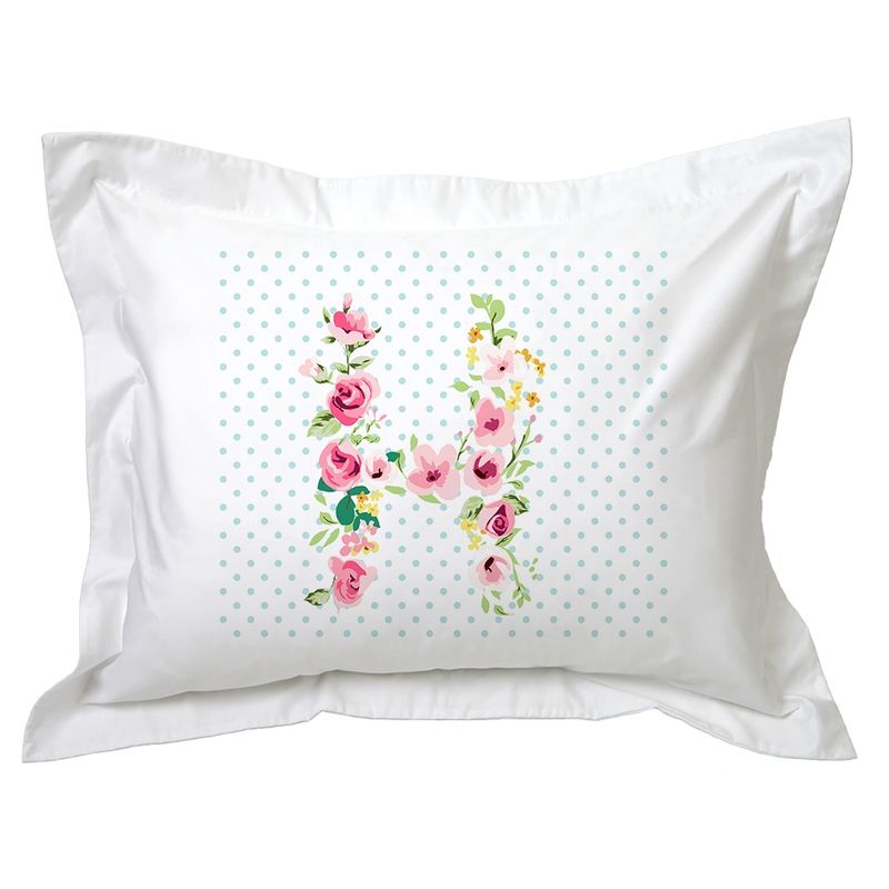 TUYO PRINT - Funda de Almohada Letras Vintage H - Tuyo Print