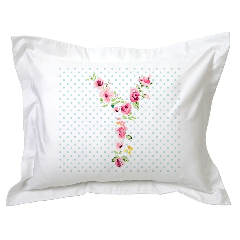TUYO PRINT - Funda de Almohada Letras Vintage Y - Tuyo Print