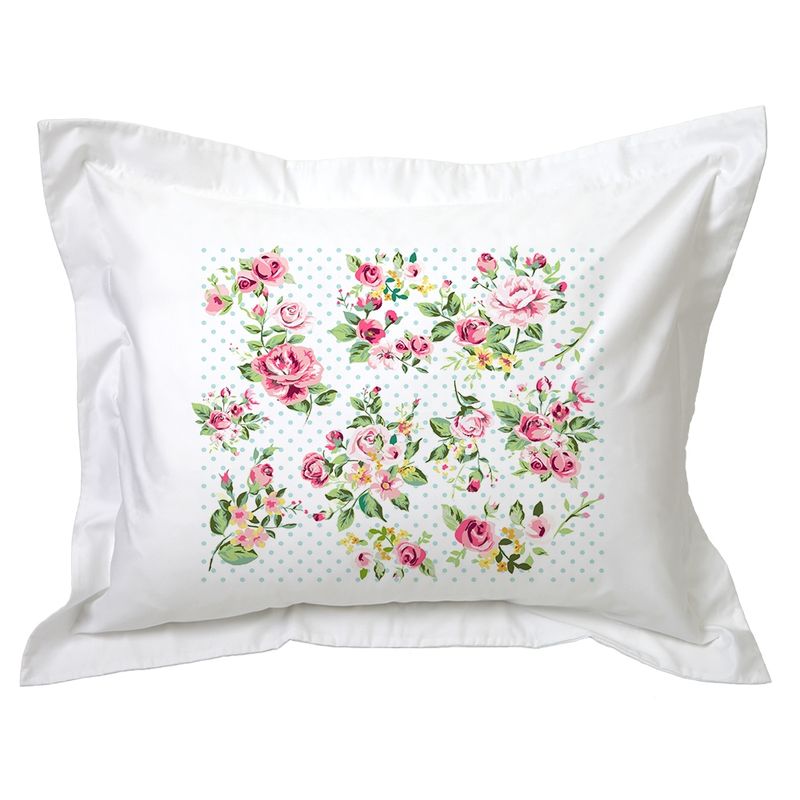 TUYO PRINT - Funda de Almohada Flores Vintage - Tuyo Print
