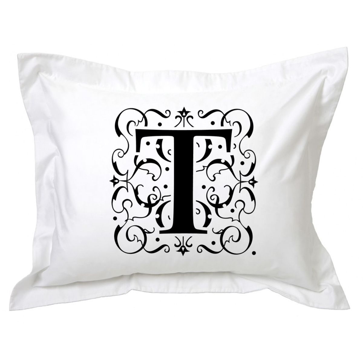 TUYO PRINT - Funda de Almohada Letras Deco T  - Tuyo Print