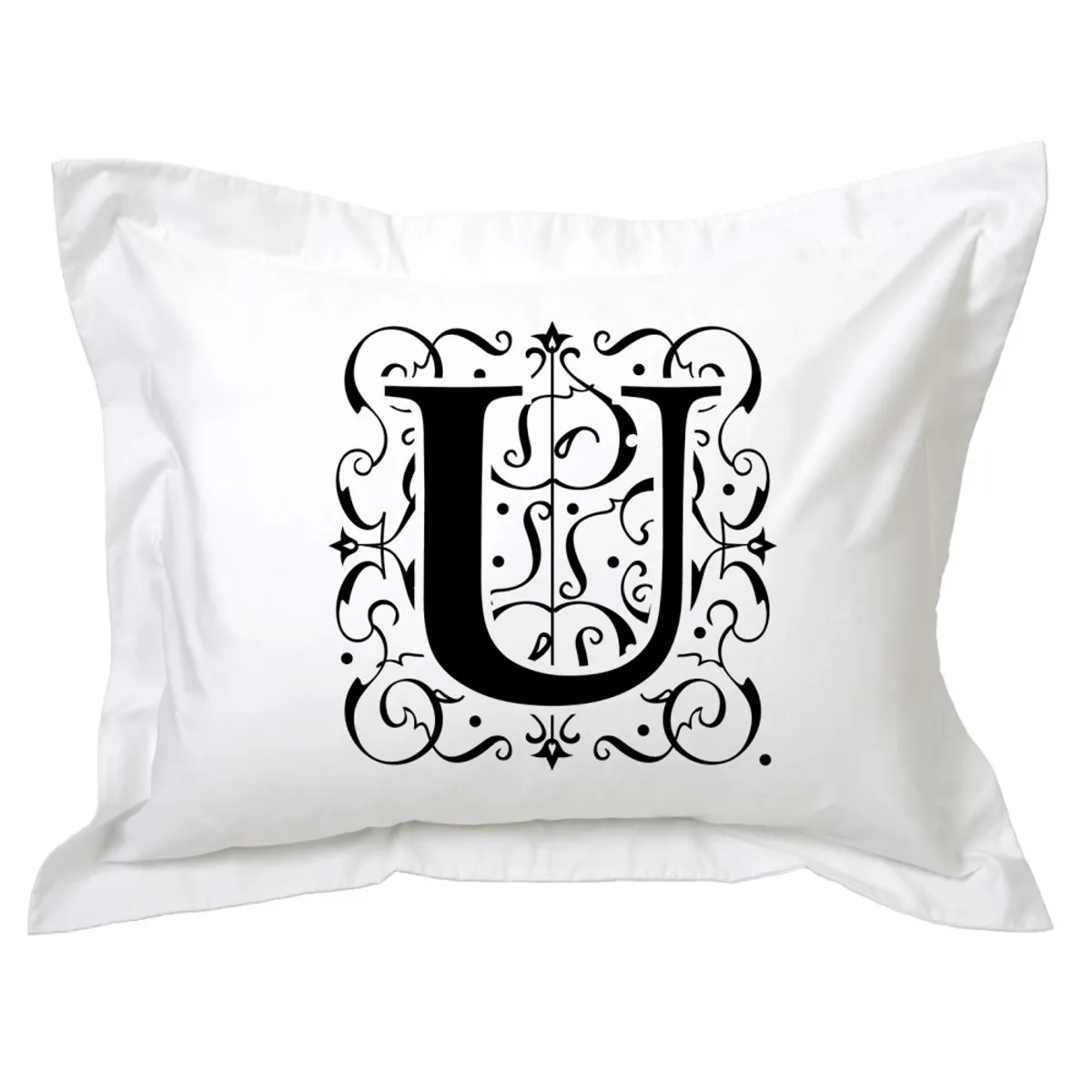 TUYO PRINT - Funda de Almohada Letras Deco U - Tuyo Print