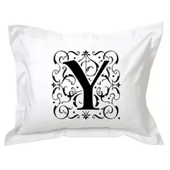 TUYO PRINT - Funda de Almohada Letras Deco Y -