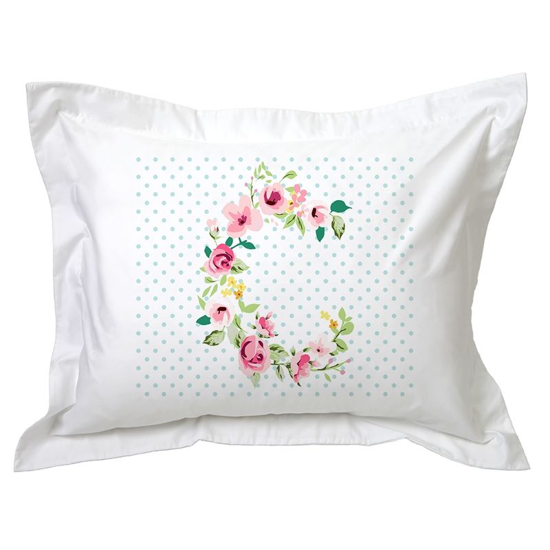 TUYO PRINT - Funda de Almohada Letras Vintage C - Tuyo Print