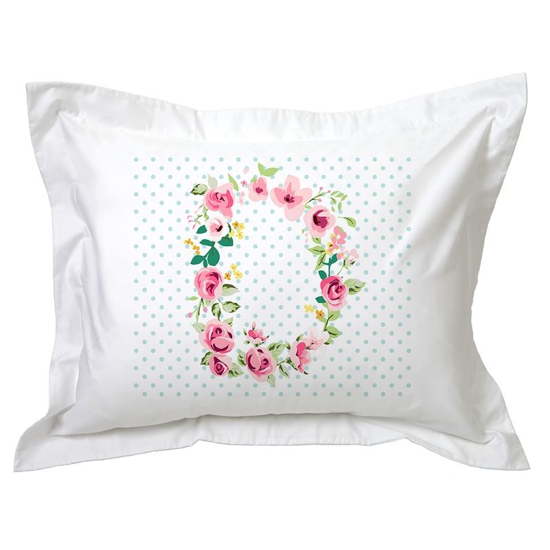 TUYO PRINT - Funda de Almohada Letras Vintage D - Tuyo Print