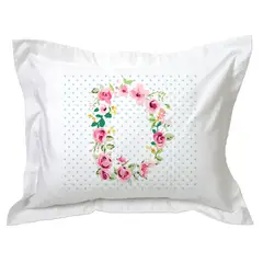TUYO PRINT - Funda de Almohada Letras Vintage D -