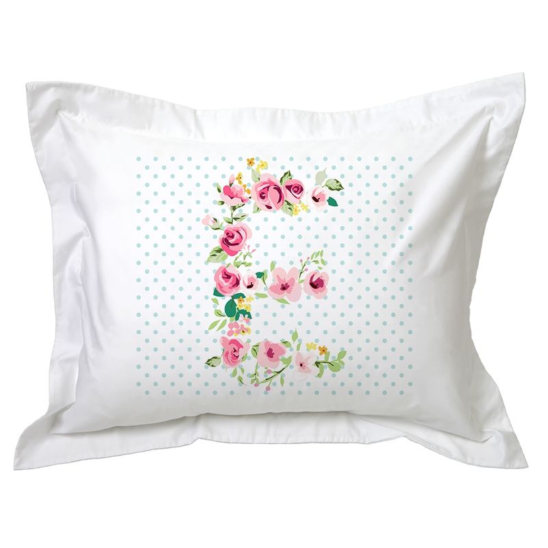 TUYO PRINT - Funda de Almohada Letras Vintage E - Tuyo Print
