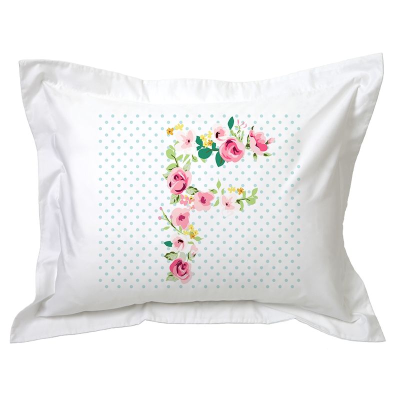 TUYO PRINT - Funda de Almohada Letras Vintage F - Tuyo Print