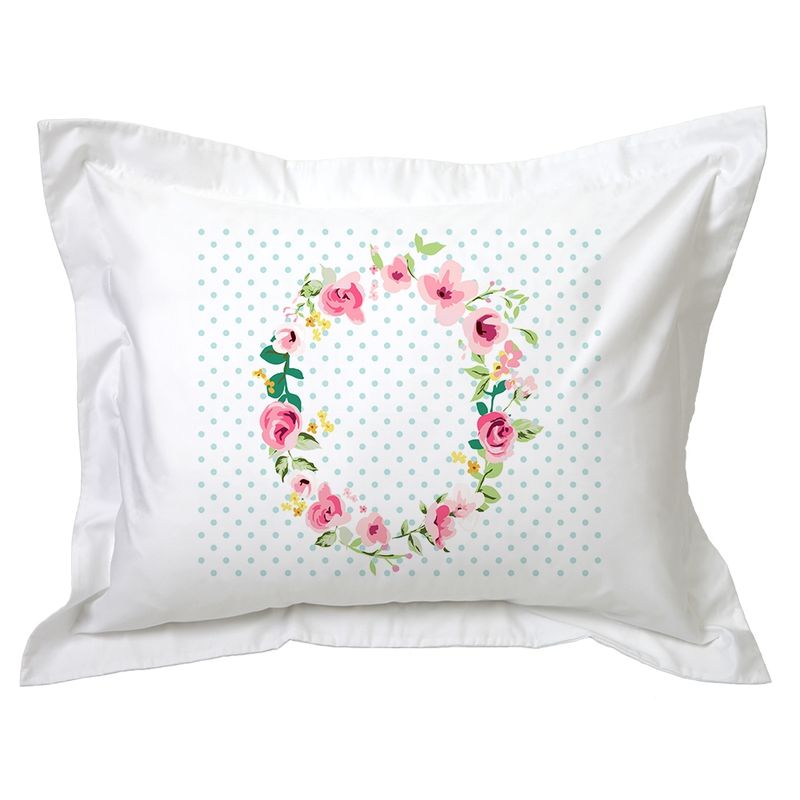 TUYO PRINT - Funda de Almohada Letras Vintage O - Tuyo Print