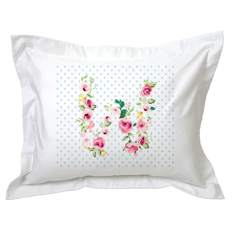 TUYO PRINT - Funda de Almohada Letras Vintage W - Tuyo Print