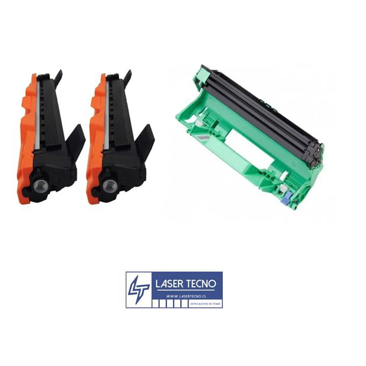 GENERICO - 2 TONER TN1060 + TAMBOR DR1060 LASERTECNO