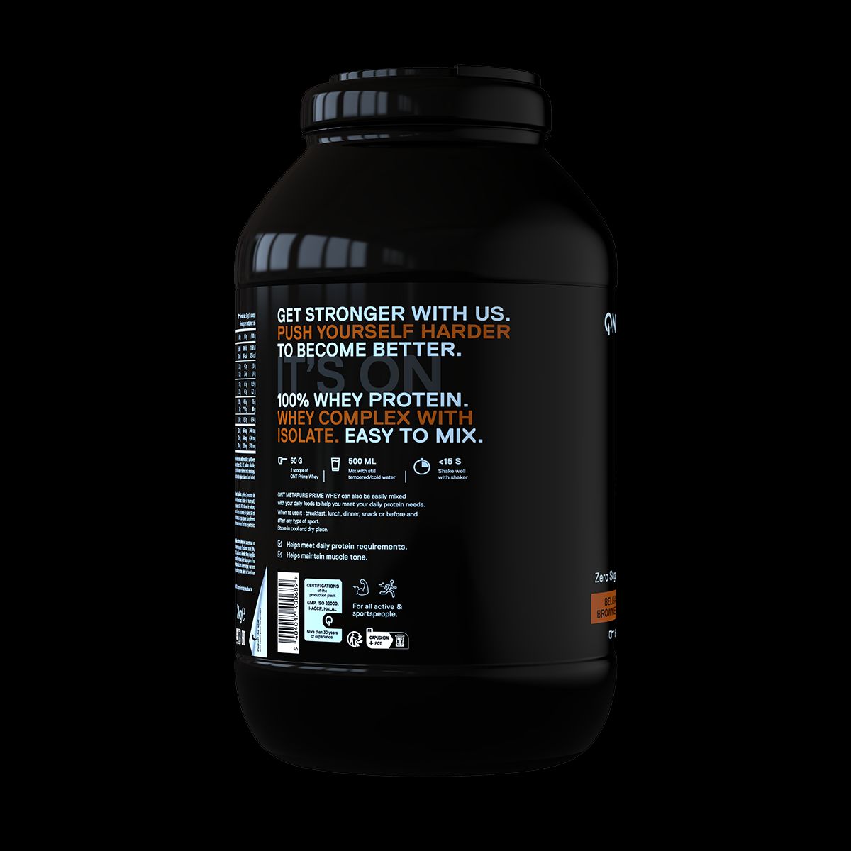 QNT - Proteina Prime Whey 2Kg Chocolate Brownie QNT