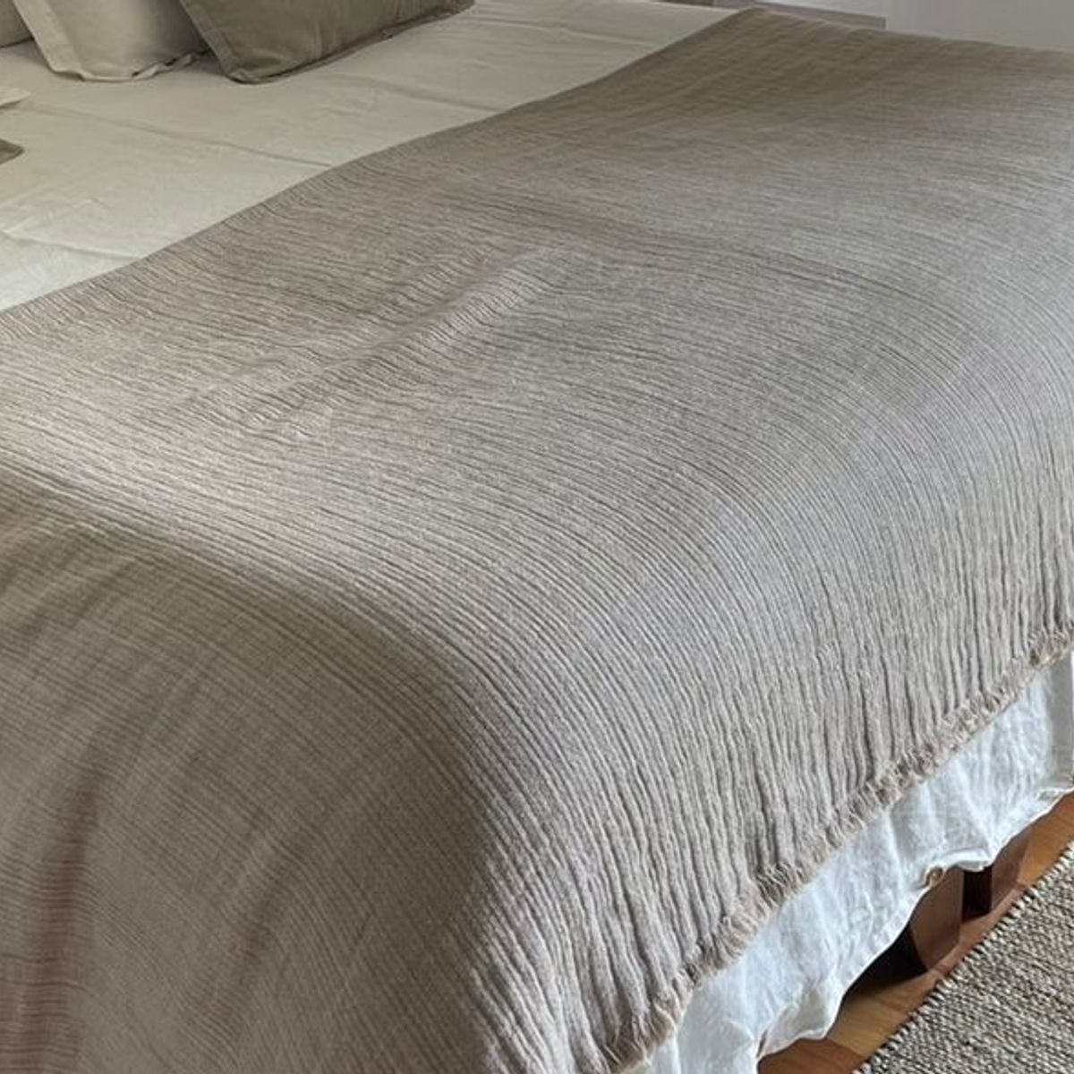 PUROLINO - Manta de Lino Natural Standard