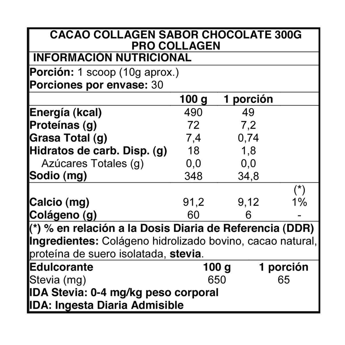 PRO COLLAGEN - Cacao Collagen - Procollagen
