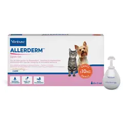 VIRBAC - Allerderm spot on para gatos y perros hasta 10kg de peso