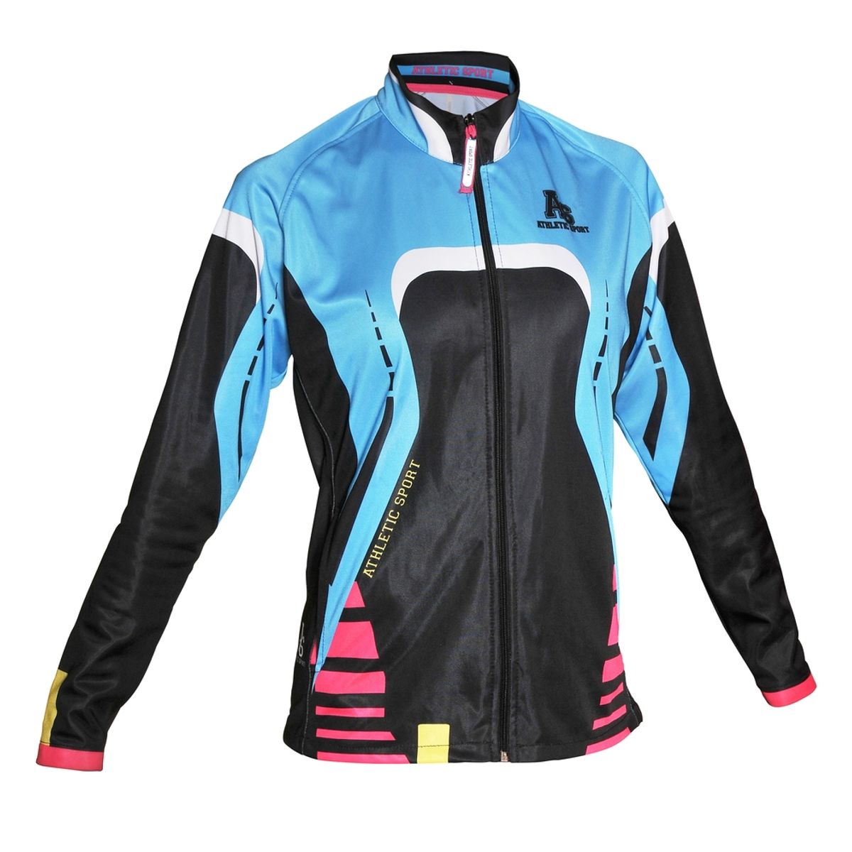 ATHLETIC SPORT - Polerón turquesa rosado negro