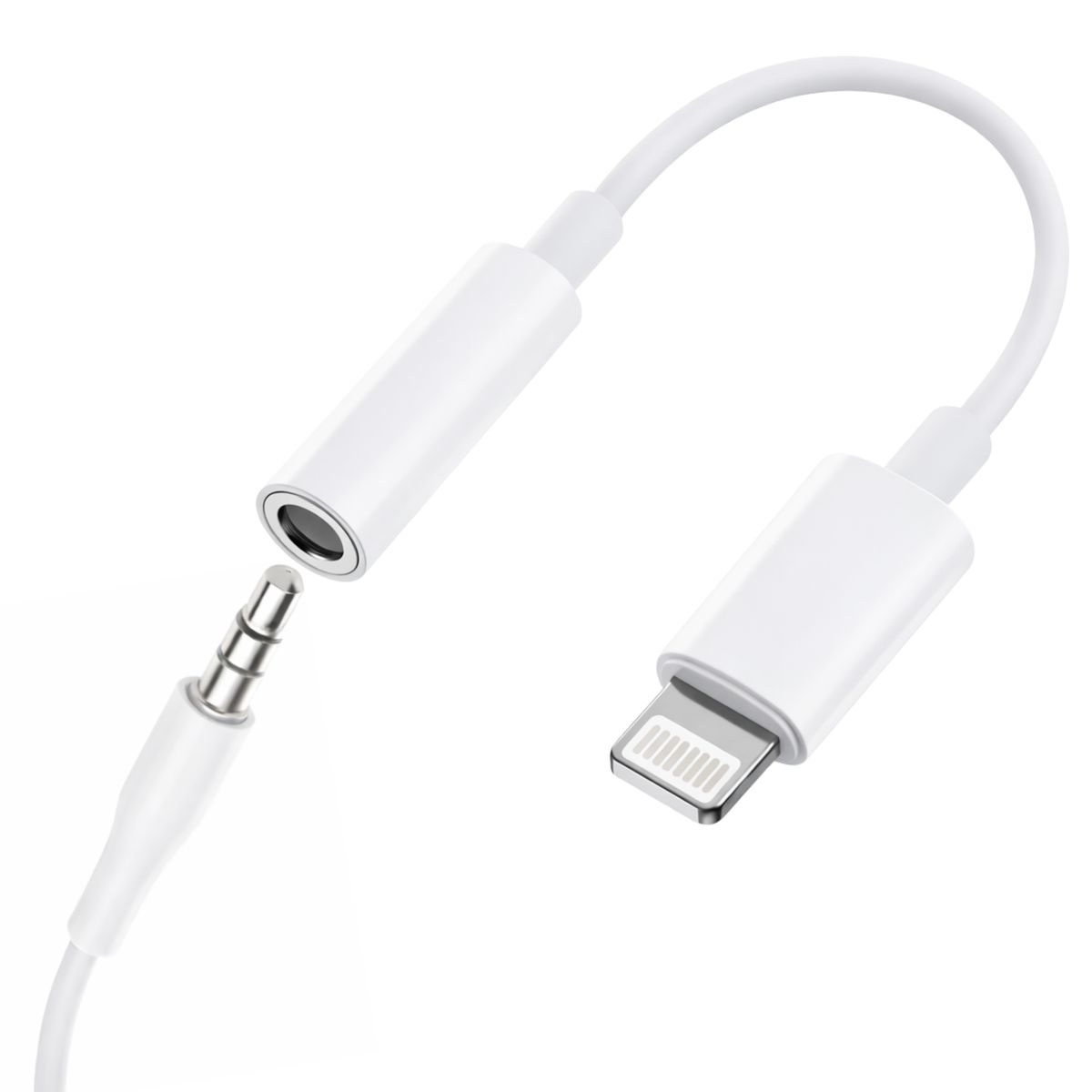 MOTOMO - Adaptador De Audífonos Para Iphone Lightning A Jack 3.5mm