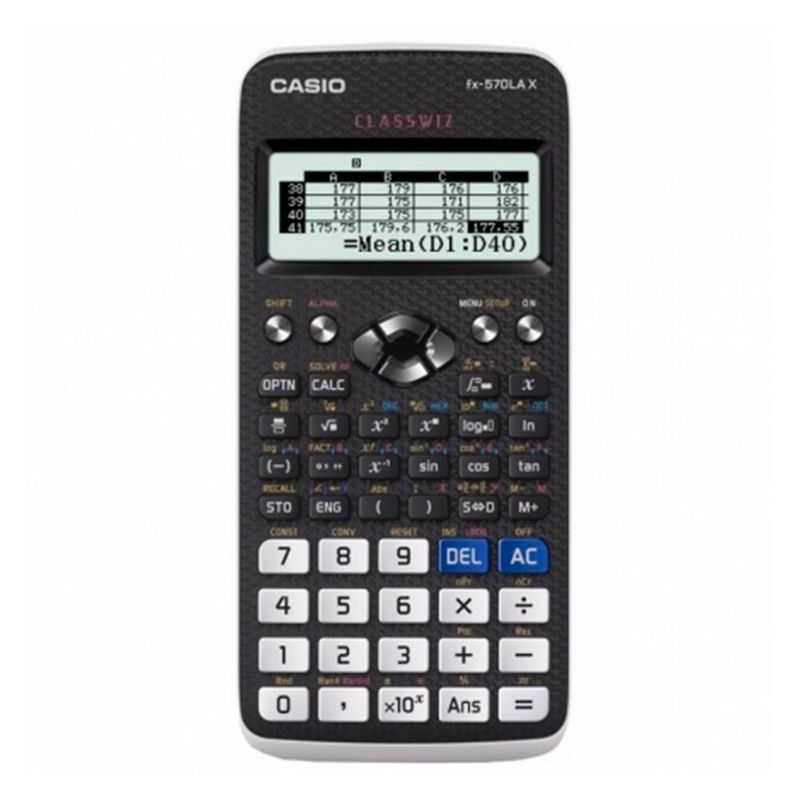 CASIO - Calculadora Casio Cientifica Fx-570Lax - Negro