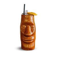 Taza Tiki Moai 400 ML, Alto 16 cm