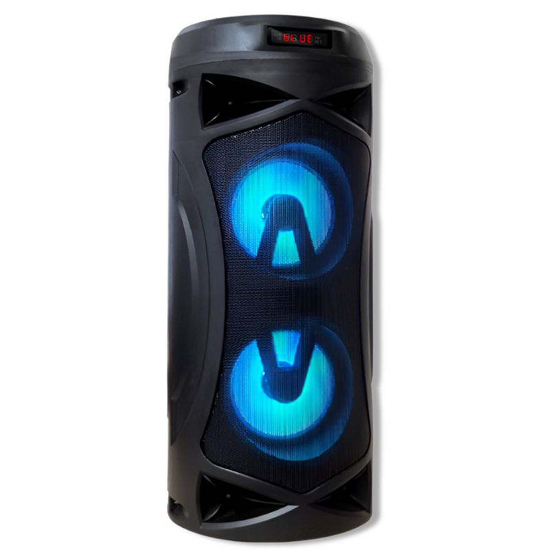 FUJITEL - Parlante Portátil Recargable con Bluetooth Fujitel 3220 LED - Negro