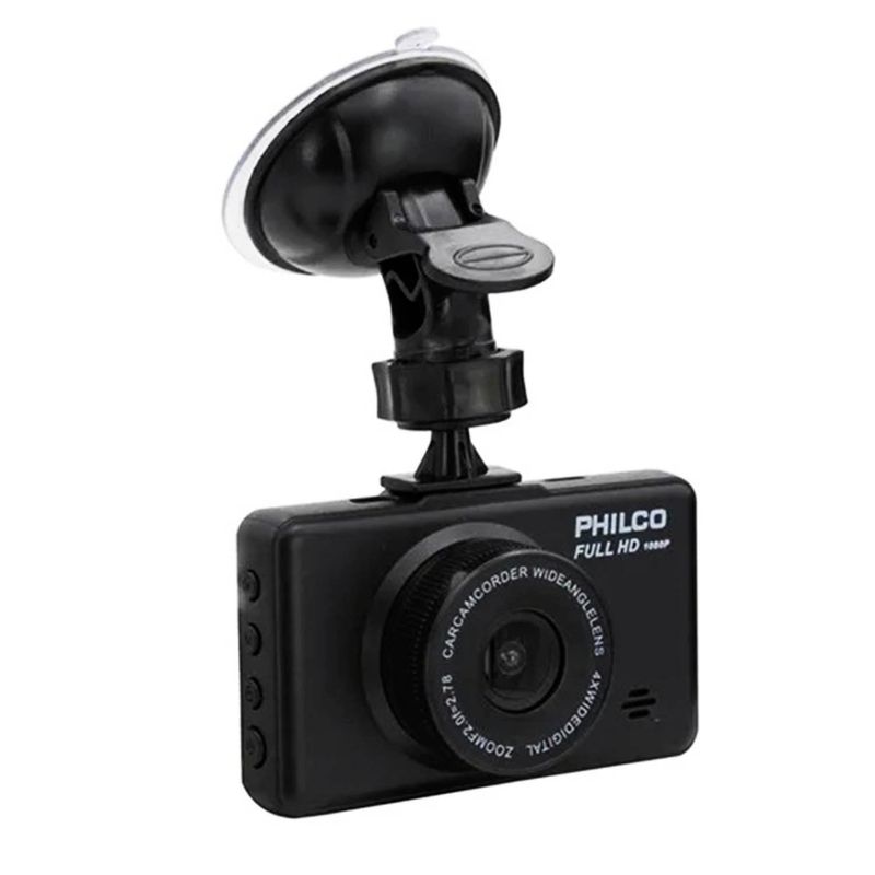 PHILCO - Grabadora De Conduccion HD Para Vehiculos Con Visión Nocturna 1080P - Negro