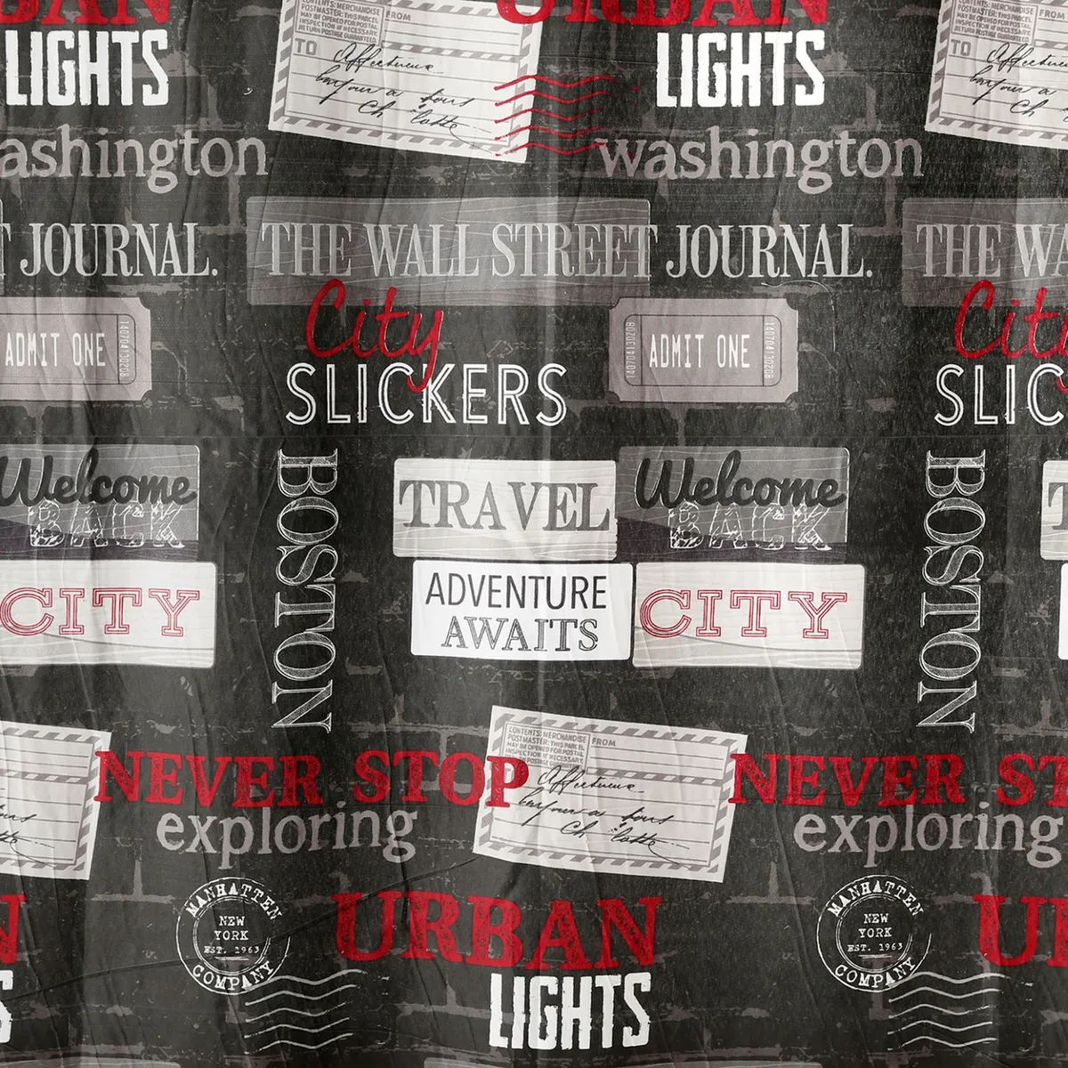 MALLORCA - Cortina para Baño Diseño Urban con Forro