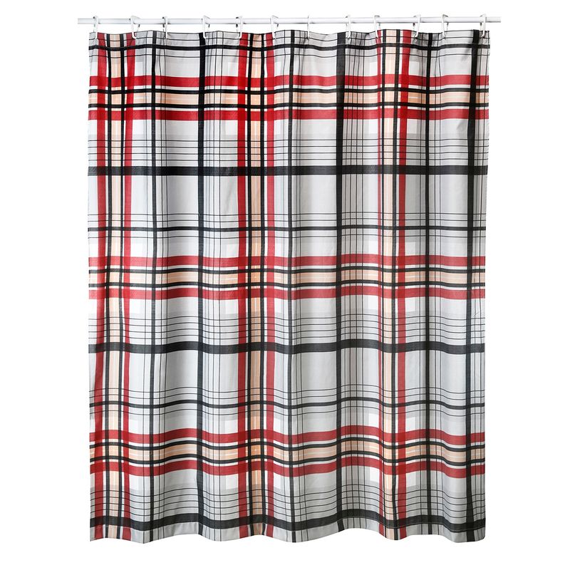 MALLORCA - Cortina para Baño Diseño Glasgow con Forro
