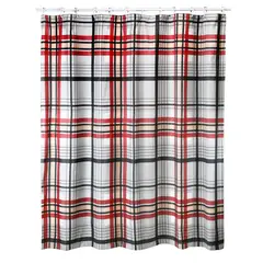 MALLORCA - Cortina para Baño Diseño Glasgow con Forro