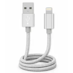 FUJITEL - Cable De Datos Lightning Acordonado 1m para CarPlay
