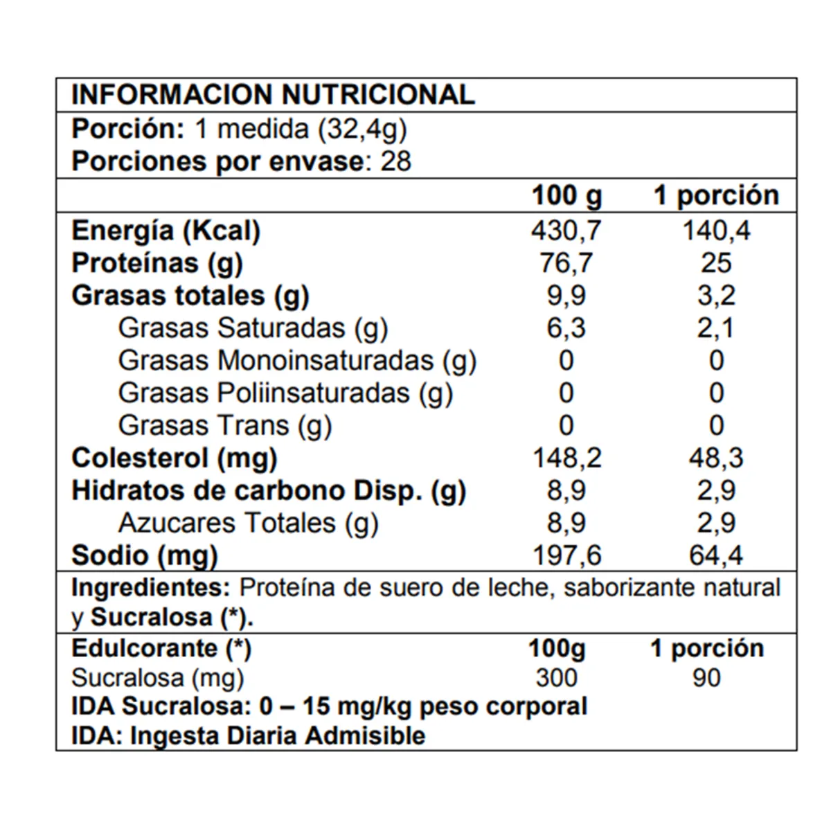 FOODTECH - Whey Protein Premium Line 2 lbs - Foodtech Smothie Delite Vainilla