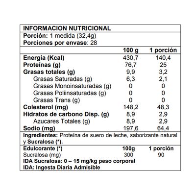 Imagen 2 del producto Whey Protein Premium Line 2 lbs - Smothie Delite Vainilla