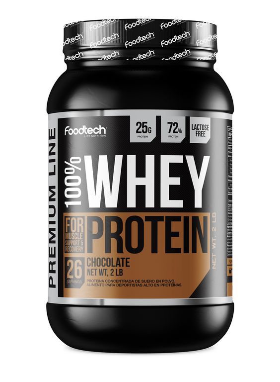FOODTECH Whey Protein Premium Line 2 lbs - Foodtech Premium Chocolate ...