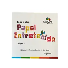 SEIGARD - Block Papel Entretenido SEG851 Color Variado
