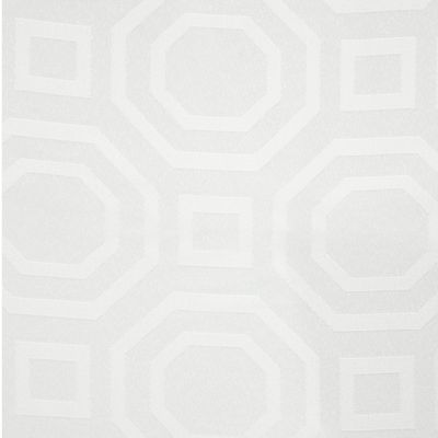 Imagen 2 del producto MANTEL JACKARD CUADRADO GEOMETRICO BLANCO