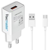 Cargador USB-C Carga Rápida Inteligente 3A 18W con CERT SEC